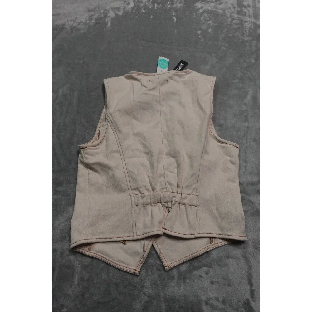 NWT Steve Madden Medium Oatmeal Beige Micky Top‎ Vest